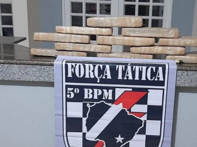 Adolescente de 17 anos é apreendido com 10 kg de maconha