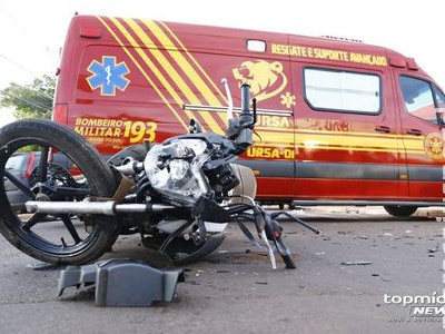 Motociclista morre após ser atropelado por caminhonete em Angélica