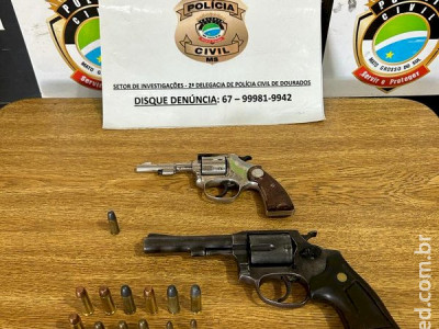 Polícia apreende armas furtadas de empresa em Dourados