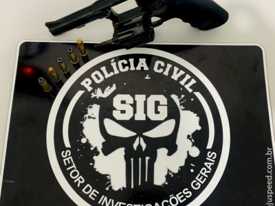 SIG apreende dupla que roubaria joalheria em Fátima do Sul 