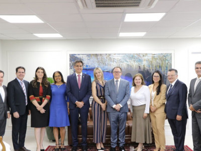 Ministro do TST faz visita institucional no TJMS