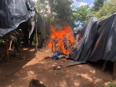 Polícia desfaz acampamento que produziu 12 toneladas de maconha