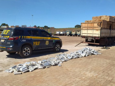 PRF apreende quase 500 quilos de Cocaína em Mato Grosso do Sul