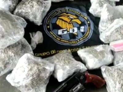 Quadrilha que atuava com tráfico de drogas é presa na Capital