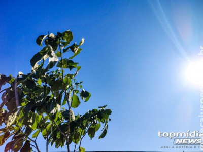 Segunda será de tempo firme em Mato Grosso do Sul