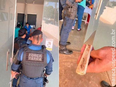 Homem é baleado pela PM e morre em Sidrolândia; estava com faca 