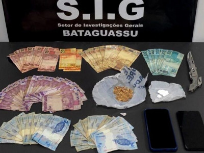 Homem é preso em "boca" que comercializava crack e cocaína 