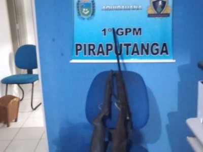 Homem embriagado é preso após efetuar disparos de arma de fogo