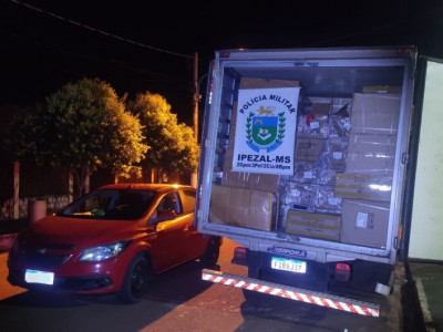 Mercadorias avaliadas R$ 1,2 milhão são apreendidas em distrito