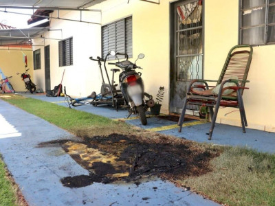 Mulher é intubada com queimaduras que fogo começou com cigarro