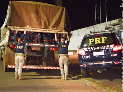 PRF apreende 3,4 toneladas de maconha em Paranaíba