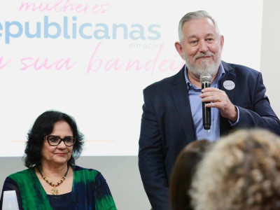 Republicanos Mato Grosso do Sul, recebe Senadora Damares Alves em apoio ás Mulheres Republicanas