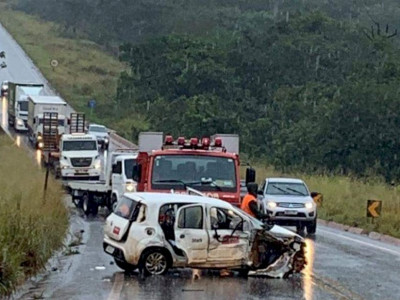 Morre segunda vítima de colisão frontal entre carros na MS-395