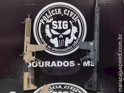 Polícia apreende dois fuzis em sitioca em Dourados