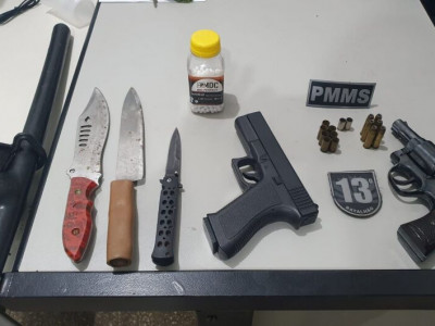 Polícia Militar prende homem por porte ilegal de arma de fogo