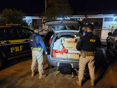 Polícia apreende quase uma tonelada de maconha na BR-463