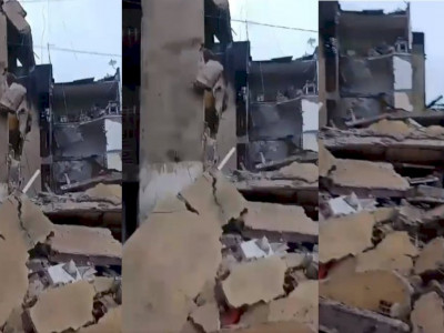 Prédio desaba e deixa pessoas soterradas em Pernambuco