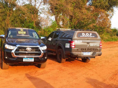 Hilux com placas adulteradas é apreendida pelo DOF 