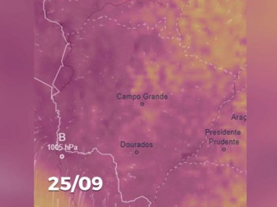 Meteorologia prevê onda de calor em Mato Grosso do Sul