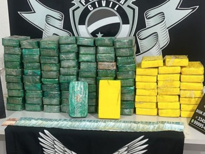 Polícia apreende 100 quilos de cocaína em bairro da Capital
