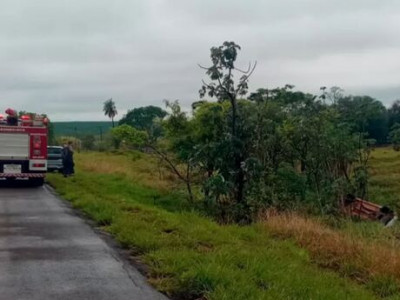 Moradora de MS morre em capotamento em Ilha Solteira