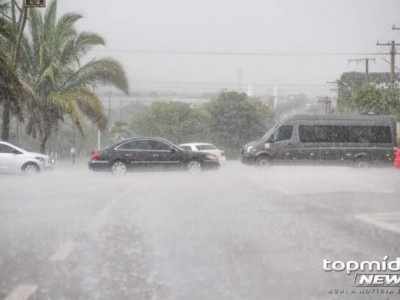 MS entra em alerta para tempestades com granizo nesta 5ª feira