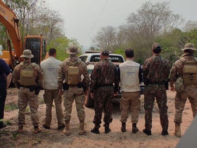 PF combate mineração ilegal em Ladário