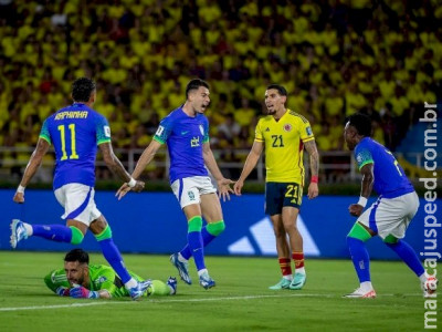 Brasil joga mal e perde para Colômbia em Barranquilla