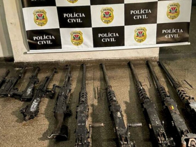 Mais duas metralhadoras roubadas do Exército são recuperadas