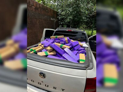 Polícia apreende mais de 1 tonelada de maconha em Ponta Porã