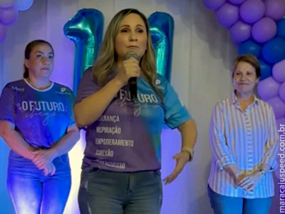 Com apoio de Tereza Cristina, prefeita de Jardim anuncia pré-candidatura à reeleição