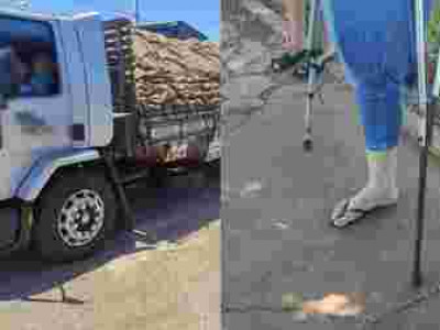Homem com uma perna só comete 11 Infrações ao dirigir caminhão sem adaptação