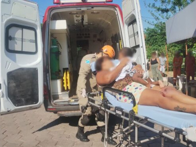 Mãe e filha são atropeladas por caminhão em Corumbá