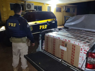 Polícia apreende oito mil maços de cigarros contrabandeados na BR-262