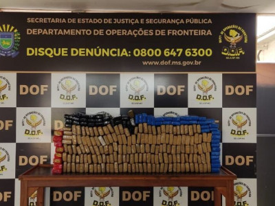 Polícia apreende quase 200 quilos de maconha em residência de Dourados