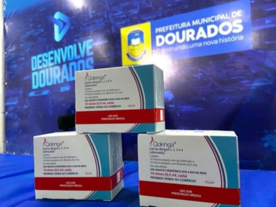 Vacinação contra a dengue começa na próxima semana em Dourados
