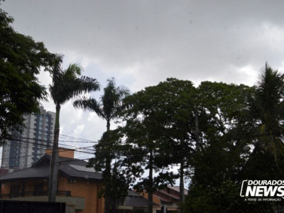 Dourados está em alerta de tempestade e chuvas intensas