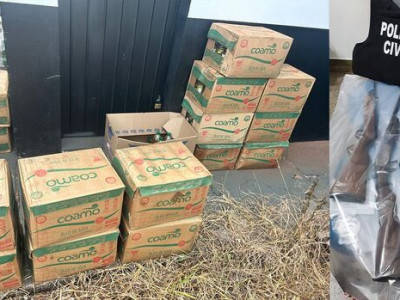 Homens são presos por saquear mercadoria em Itaquiraí