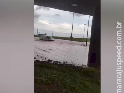 Pista da BR-262 na saída para Três Lagoas “fecha
