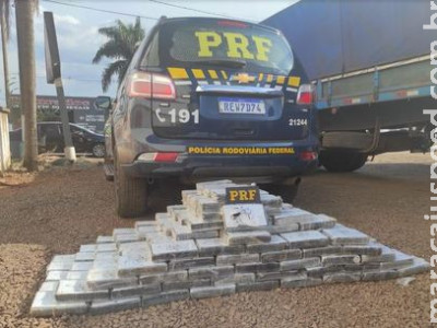 PRF apreende 242 Kg de cocaína em Ivinhema (MS)