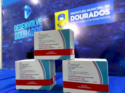Vacina contra a dengue começa na quarta-feira em Dourados