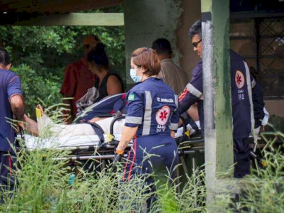 Vizinho é baleado após ser acusado de furtar PM aposentado
