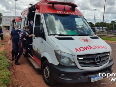 Mulher dá à luz dentro de ambulância do Samu em Campo Grande