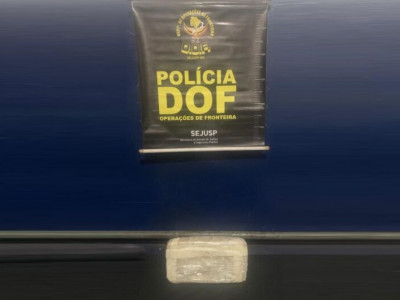 Passageiro é preso transportando pasta-base de cocaína em ônibus