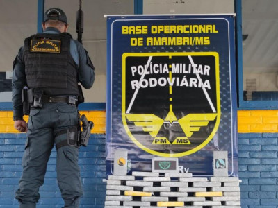 Homem é preso transportando 52,7 kg de cocaína na MS 156