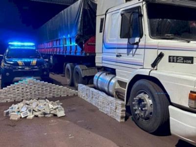Motorista foge e abandona carga de pasta base de cocaína avaliada em mais de R$ 60 milhões em Miranda