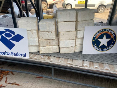 Operação da Receita Federal apreende 115 quilos de cocaína