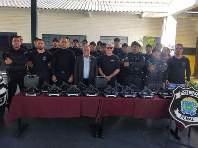 Polícia penal recebe novas pistolas Glock em Mato Grosso do Sul