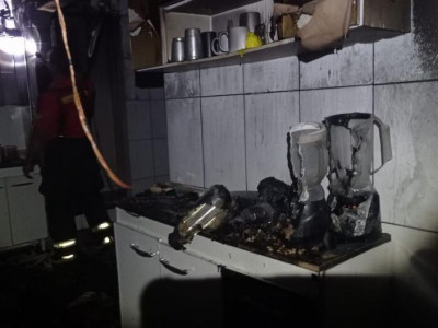 Família pula muro para se salvar de incêndio em Bataguassu