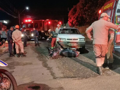 Motorista embriagado provoca acidente e deixa uma pessoa ferida em Três Lagoas